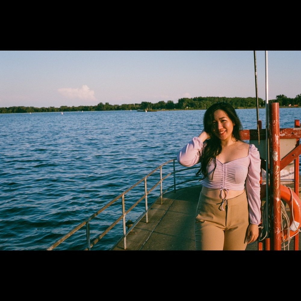 🧡Lilac Blouse Crop Top